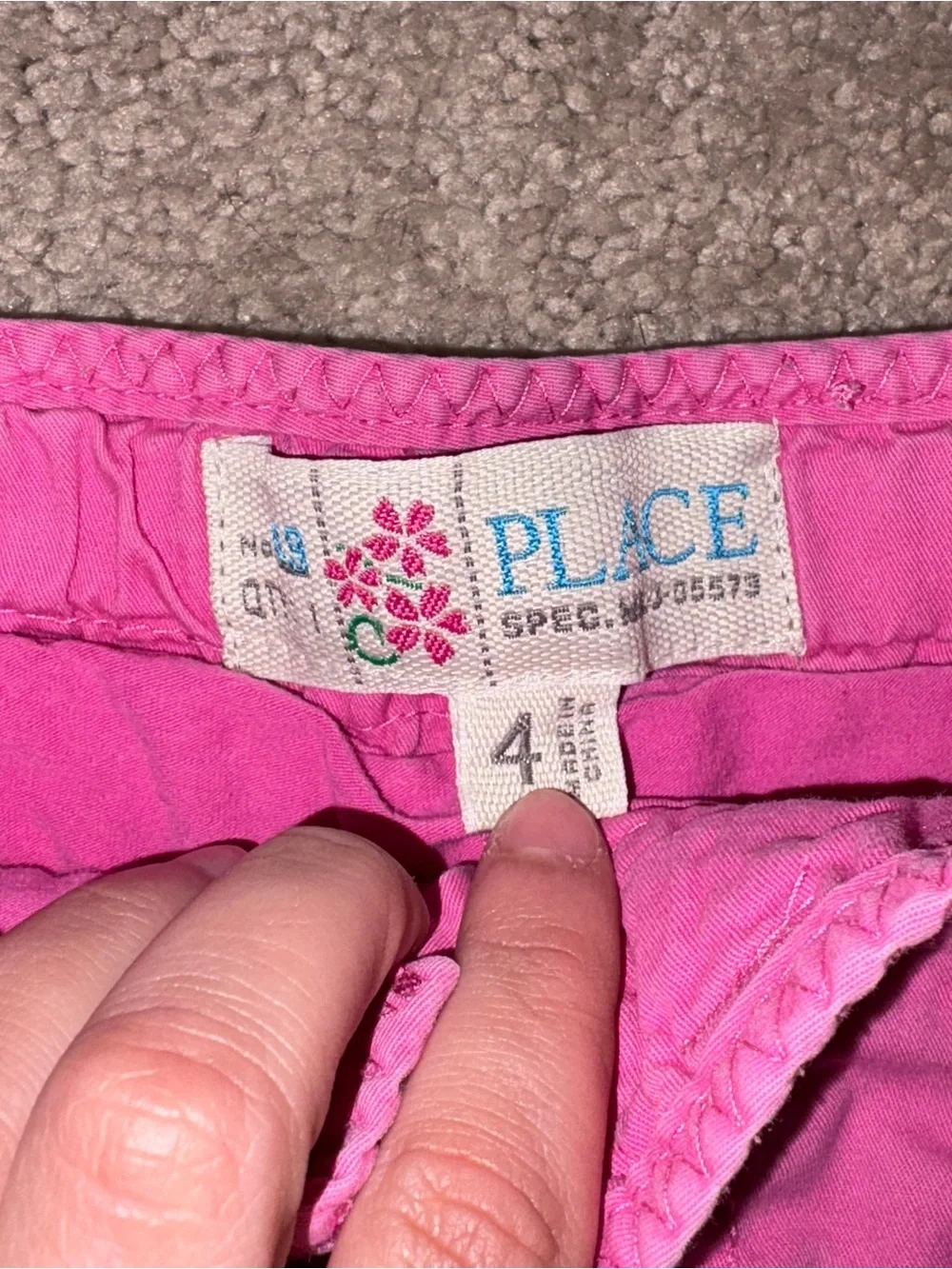 The Children's Place Bright Pink Cargo Pocket Skirt Size: 4